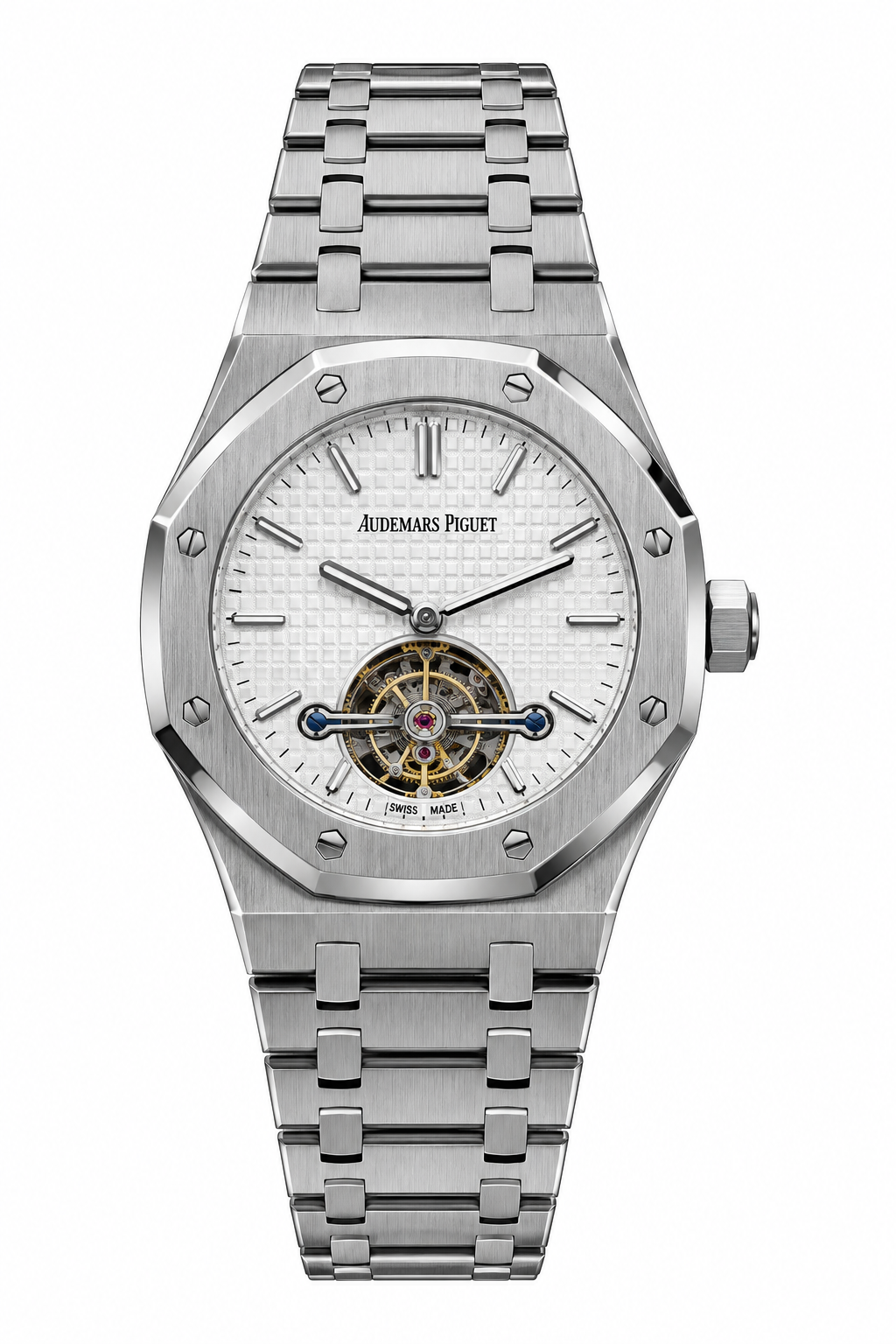 AUDEMARS PIGUET FULLY AUTOMATIC MASTER GRADE QUALITY OPEN HEART DIAL
