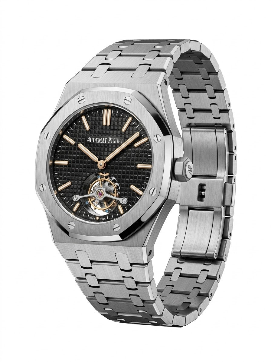 AUDEMARS PIGUET FULLY AUTOMATIC MASTER GRADE QUALITY OPEN HEART DIAL